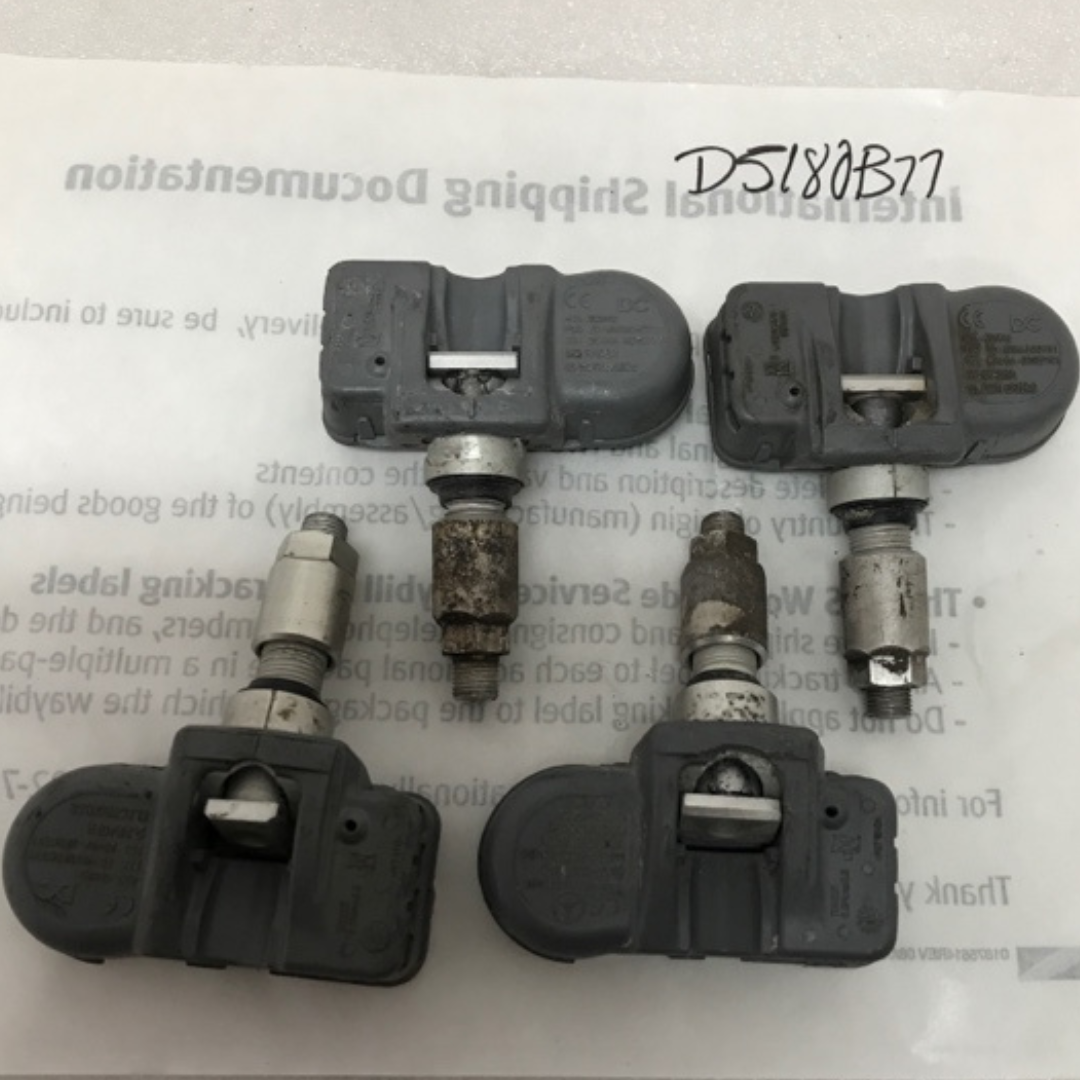 Set of 4 Mercedes Benz Schrader TPMS Sensor 433MHz 0009054100