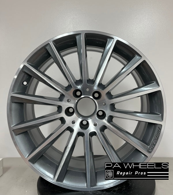 MERCEDES C300 2017 2018 19" FACTORY ORIGINAL FRONT AMG WHEEL RIM#D