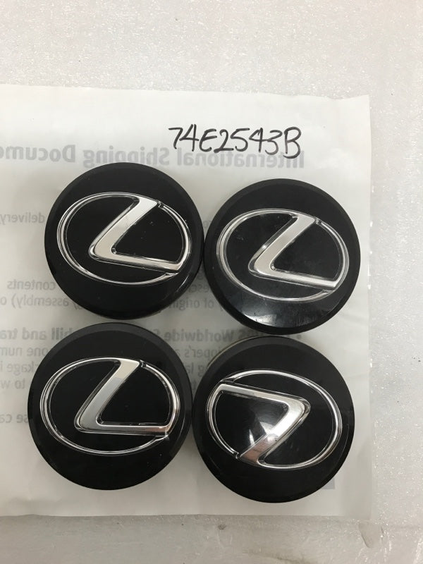 Set of 4 Lexus BLACK 62mm Center Caps 71A104-0010 14e2543b