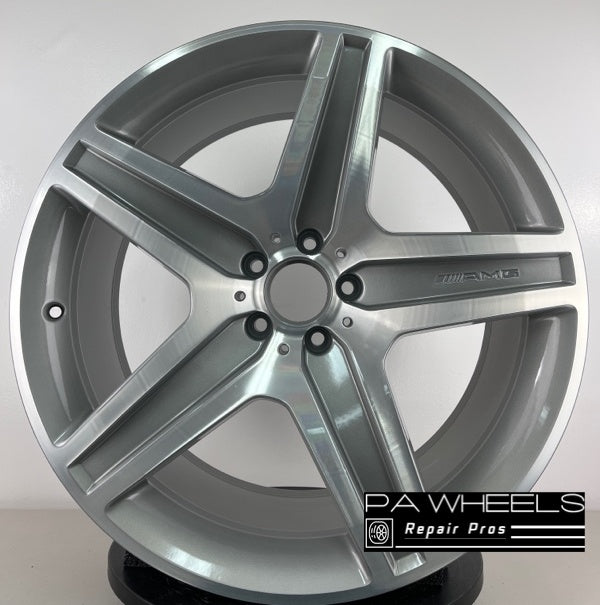 MERCEDES BENZ GL55 AMG GL450 GL500 GL550 2010-2012 21 INCH ALLOY RIM WHEEL FACTORY OEM AMG 85108 A1644017002