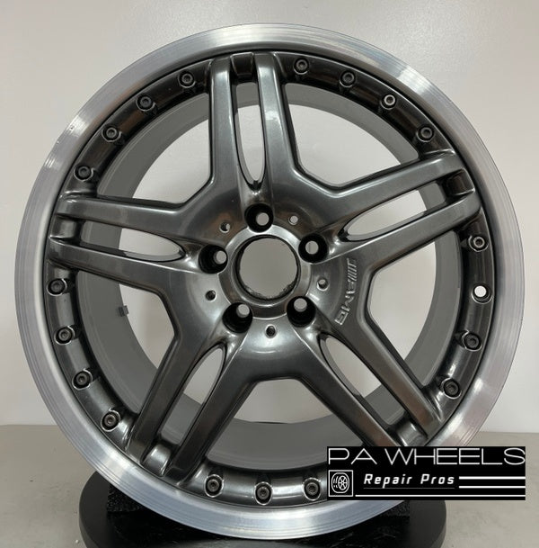 MERCEDES BENZ CL55 2006 19 INCH ALLOY RIM WHEEL FACTORY OEM REAR 85092 A2204001602