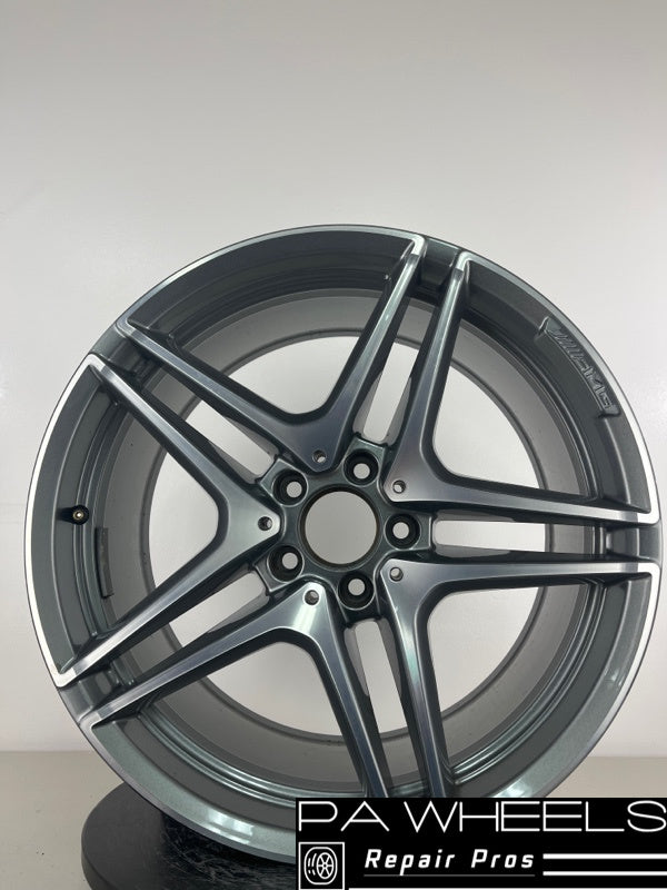 USED MERCEDES C-CLASS 2015-2019 19" FACTORY OEM REAR AMG WHEEL RIM