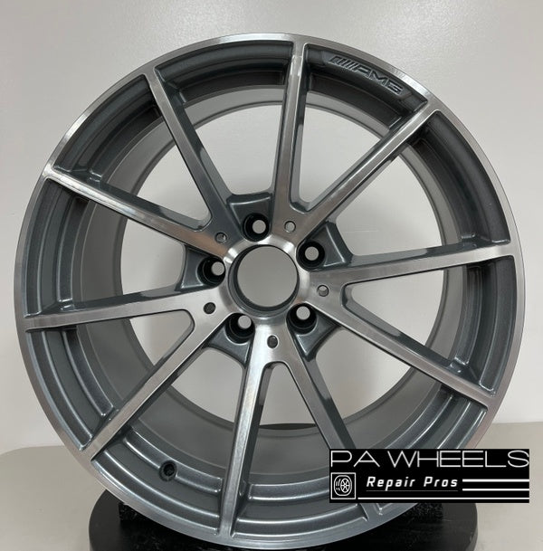 MERCEDES BENZ C63 C63s 2015-2019 18 INCH ALLOY FRONT AMG RIM WHEEL FACTORY OEM