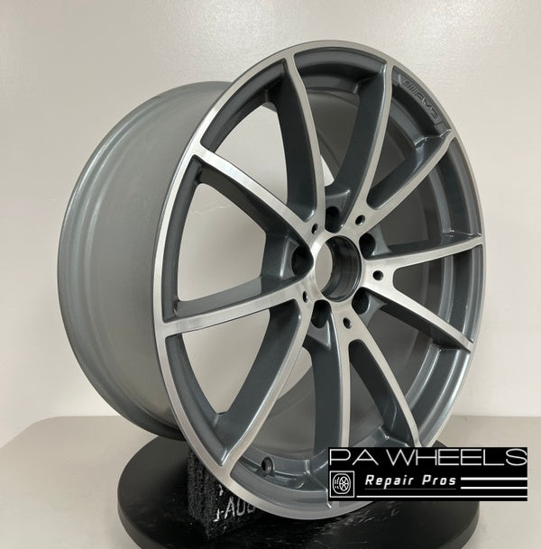 MERCEDES BENZ C63 C63s 2015-2019 18 INCH ALLOY FRONT AMG RIM WHEEL FACTORY OEM