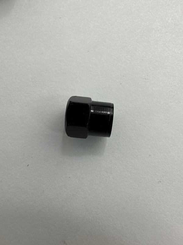 Set of 4 Universal Corvette Black Wheel Stem Air Valve Caps 4996f227