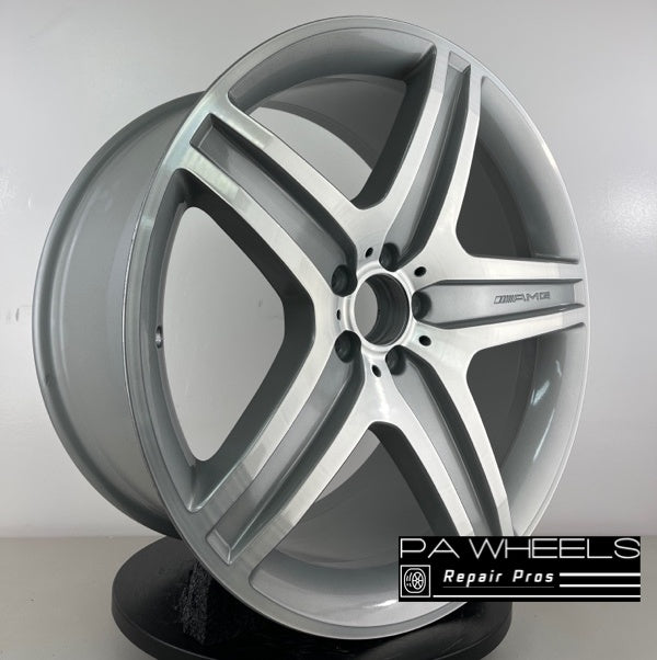MERCEDES BENZ GL55 AMG GL450 GL500 GL550 2010-2012 21 INCH ALLOY RIM WHEEL FACTORY OEM AMG 85108 A1644017002