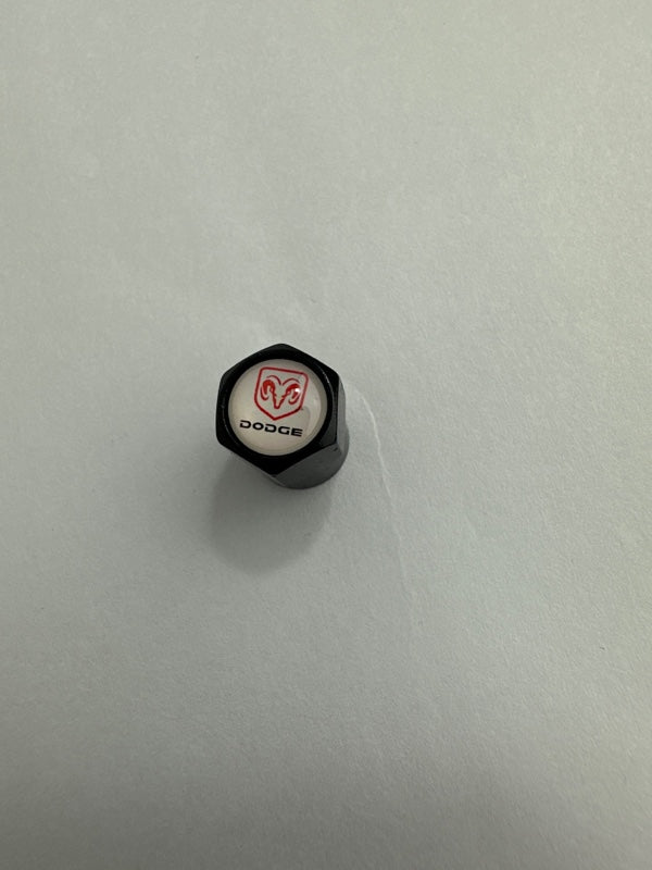 Set of 4 Universal Dodge Black Wheel Stem Air Valve Caps ec468311
