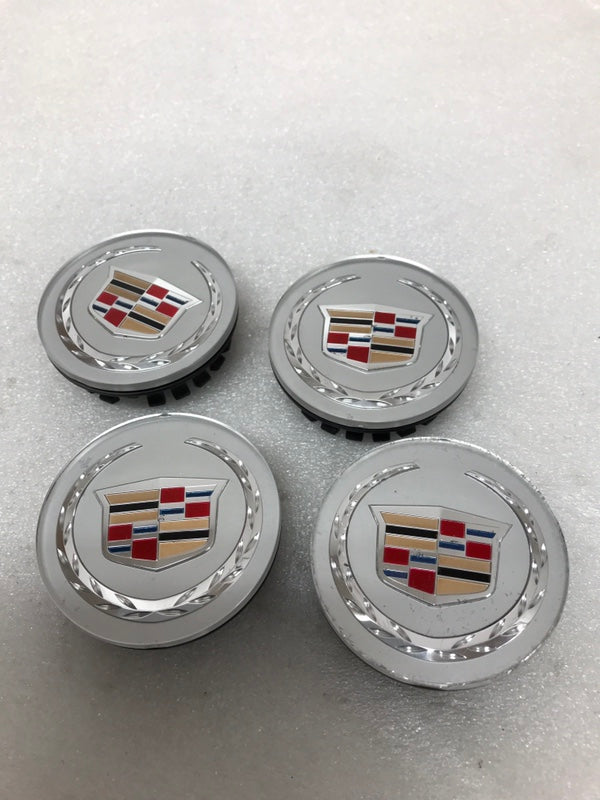 Set of 4 Cadillac Center Cap OEM DTS SRX XLR CTS ATS XTS 9597375 b0cf091b
