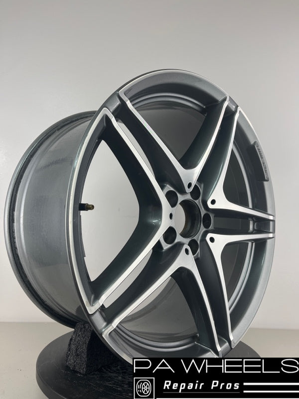 USED MERCEDES C-CLASS 2015-2019 19" FACTORY OEM REAR AMG WHEEL RIM