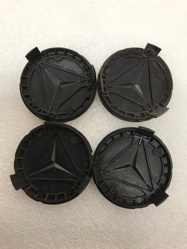 Set of 4 Mercedes 75MM Dark Blue Wheel Center Caps AMG A1714000025 7b01e59a