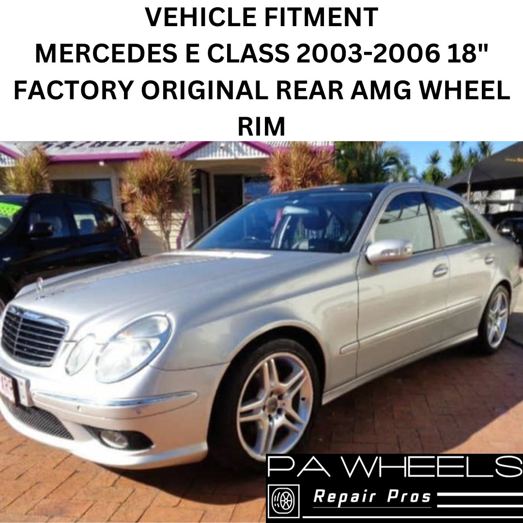 MERCEDES E CLASS 2003-2006 18" FACTORY OEM REAR AMG WHEEL RIM 65317 A2114012702