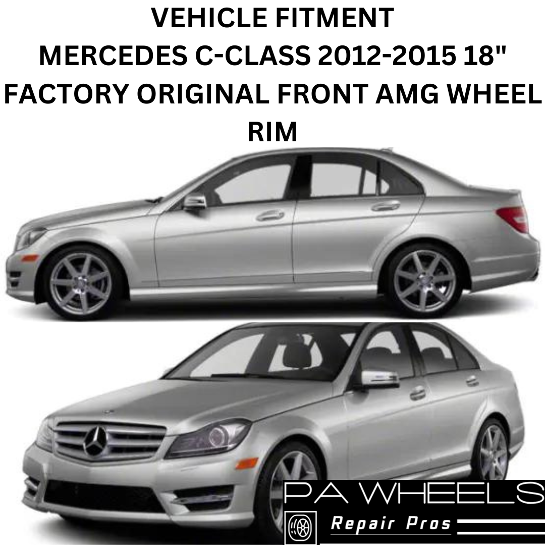 MERCEDES C-CLASS 2012-2015 18" FACTORY OEM FRONT AMG WHEEL RIM 85223 A2044019802