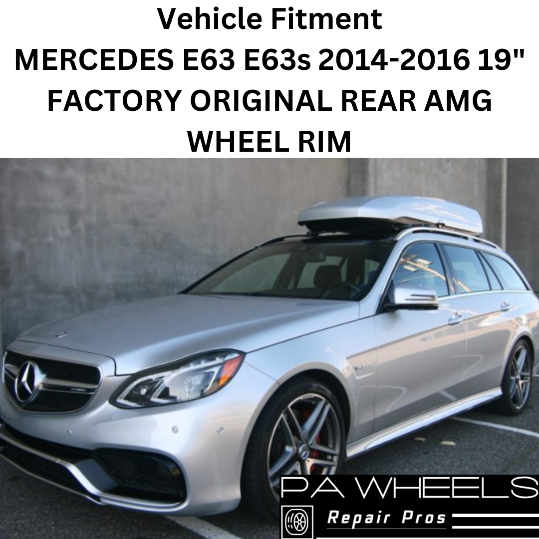 MERCEDES E63 E63s 2014-2016 19" FACTORY OEM REAR AMG WHEEL RIM 85400 A2124010900