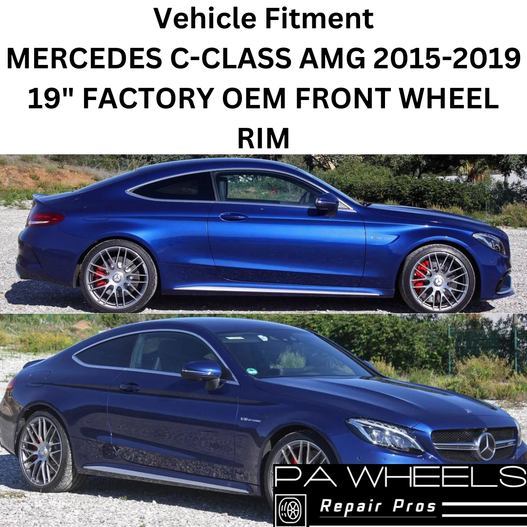 MERCEDES C-CLASS 2015-2019 19" FACTORY OIRIGINAL FRONT AMG WHEEL RIM