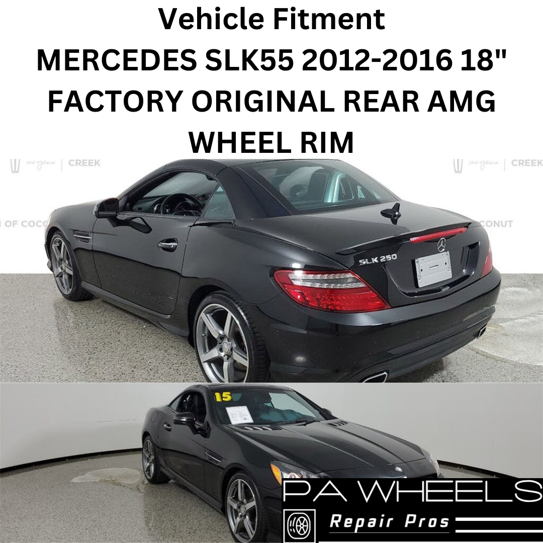 MERCEDES SLK55 2012-2016 18" FACTORY OEM REAR AMG WHEEL RIM 85292 A1724012902