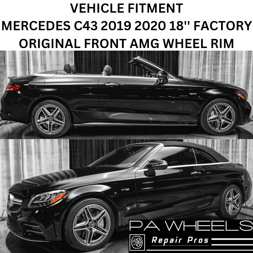 MERCEDES C43 2019 2020 18'' FACTORY ORIGINAL FRONT AMG WHEEL RIM