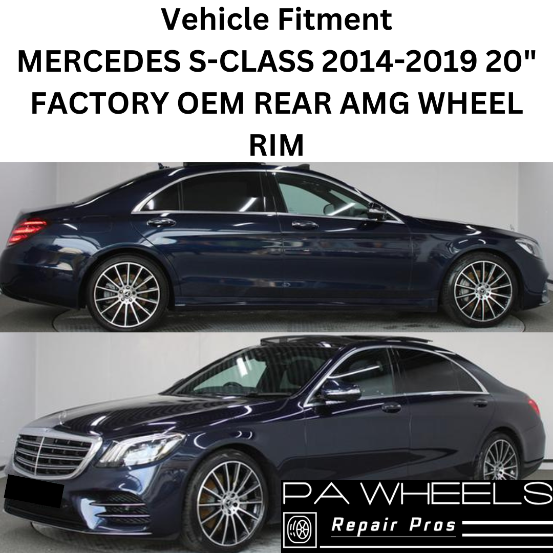 MERCEDES S-CLASS 2014-2019 20" FACTORY OEM REAR AMG WHEEL RIM 85355 A2224010500