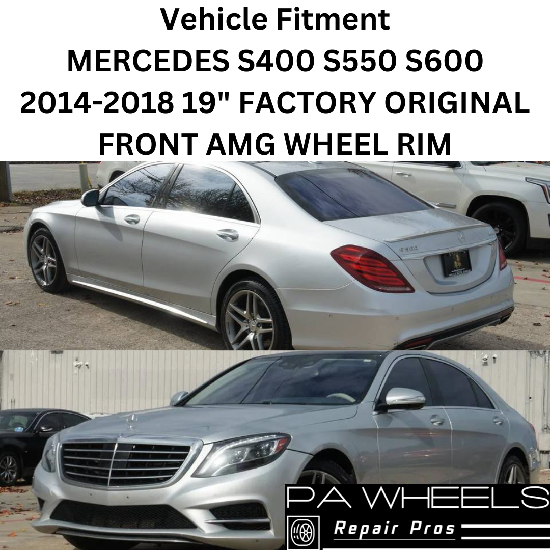 MERCEDES S-CLASS 2014-2018 19" FACTORY OEM FRONT AMG WHEEL RIM 85502 A2224010000