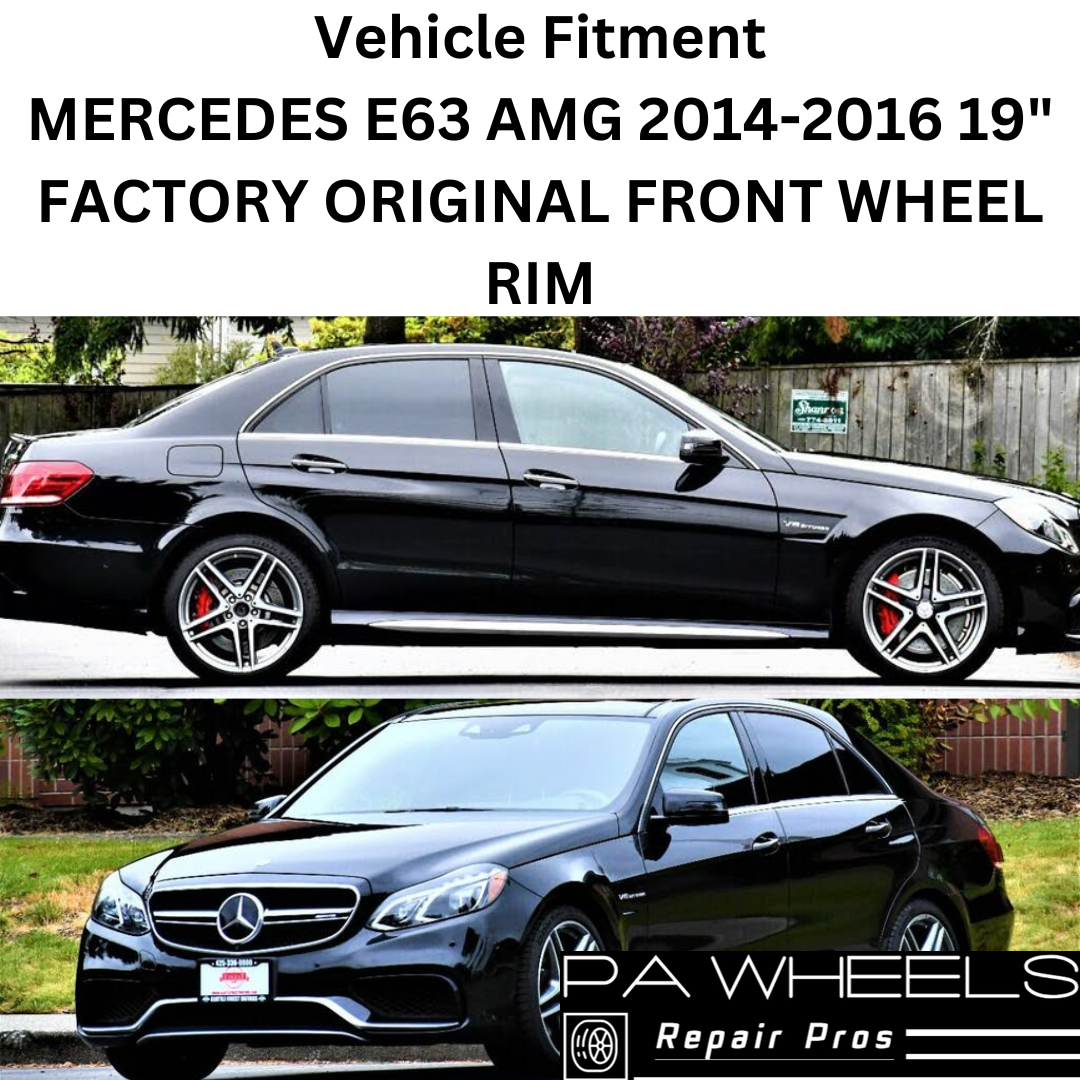 MERCEDES E63 E63s 2014-2016 19" FACTORY ORIGINAL FRONT AMG WHEEL RIM 85399
