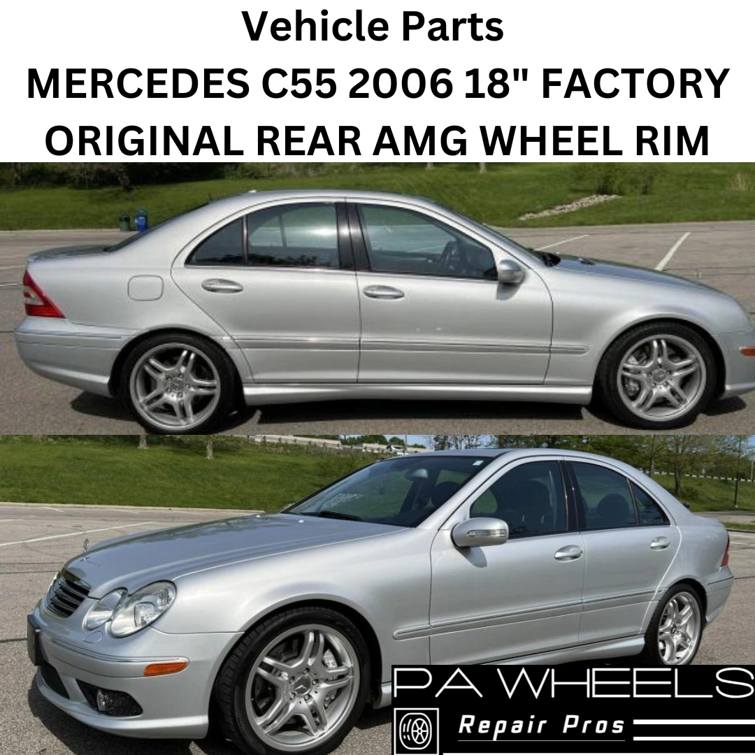 MERCEDES C55 2006 18" FACTORY ORIGINAL REAR AMG WHEEL RIM 65384 A2034013902
