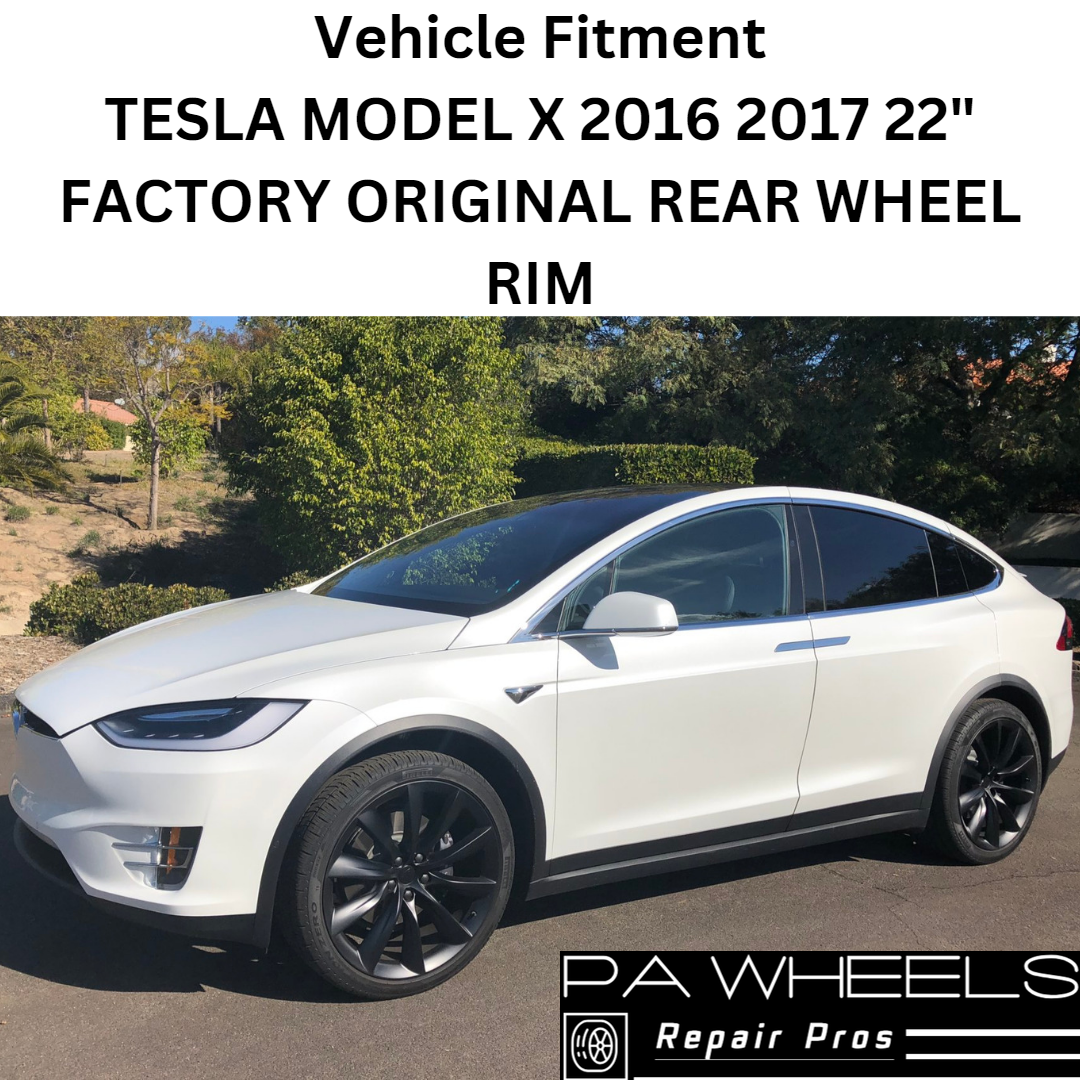 TESLA MODEL X 2016 2017 22" FACTORY ORIGINAL REAR WHEEL RIM 97845 1027247-00-E