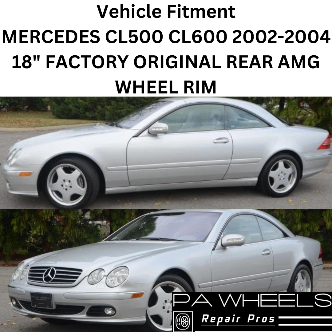 MERCEDES CL500 CL600 2002-2004 18" FACTORY OEM AMG REAR WHEEL RIM 65233