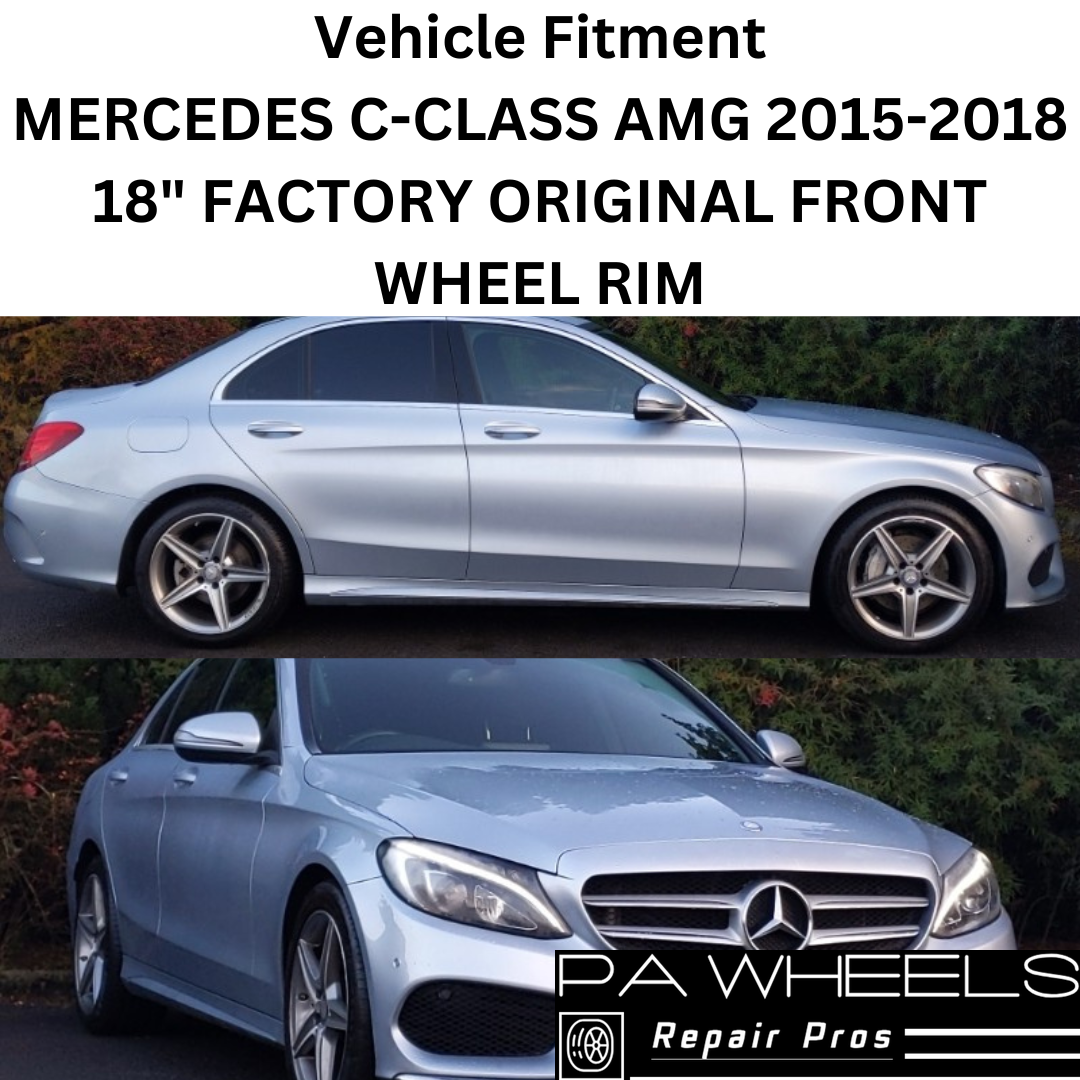 MERCEDES C-CLASS 2015-2018 18" FACTORY OEM FRONT AMG WHEEL RIM 85372 A2054011100