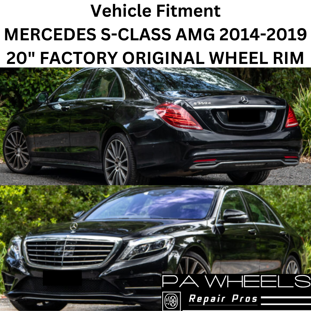 MERCEDES S-CLASS AMG 2014-2019 20" FACTORY ORIGINAL WHEEL RIM 85355 A2224010500