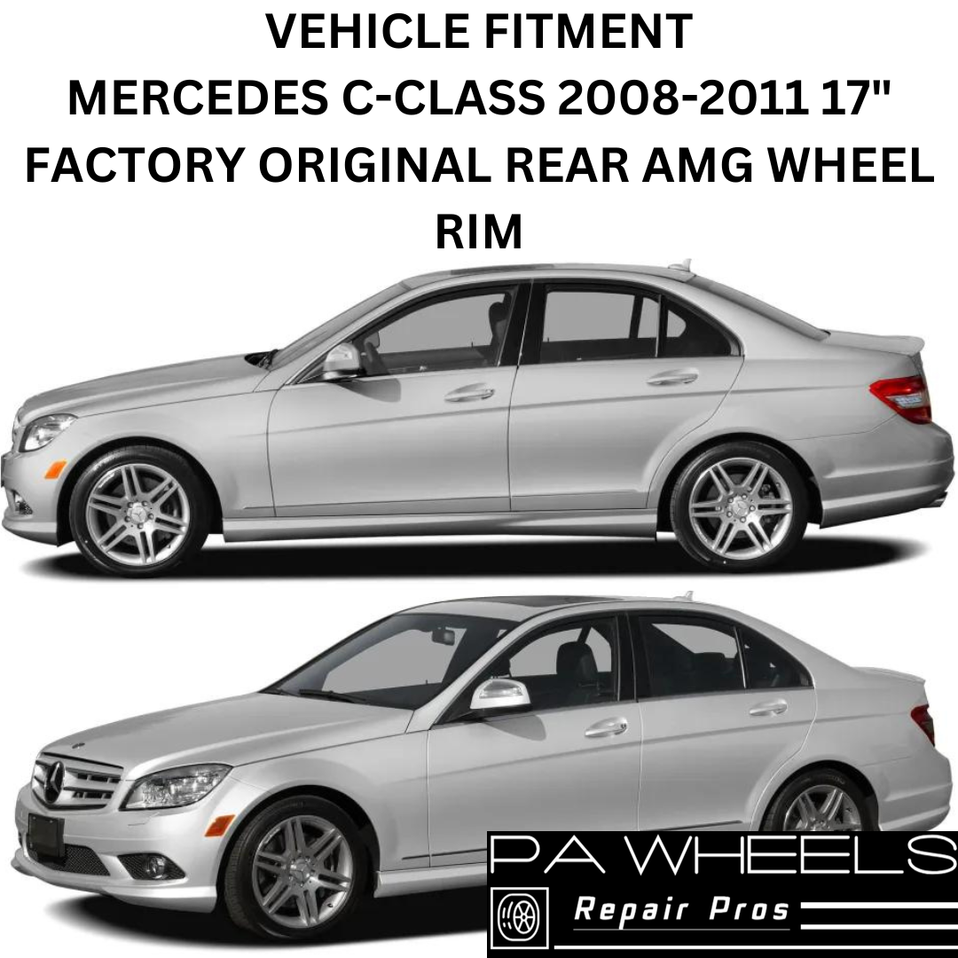 MERCEDES C-CLASS 2008-011 17" FACTORY OEM REAR AMG WHEEL RIM 65530 A2044014602