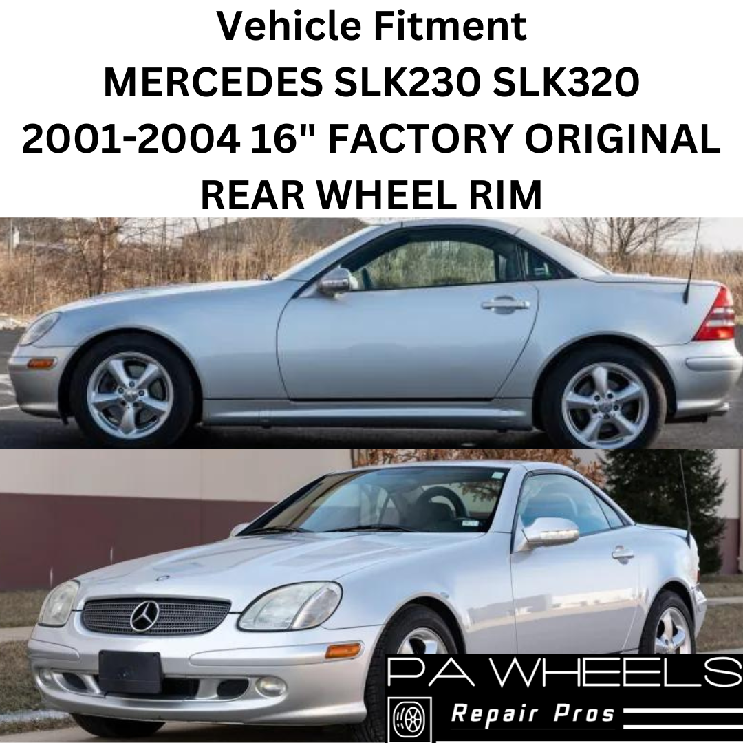 MERCEDES SLK230 SLK320 2001-2004 16" FACTORY OEM REAR WHEEL RIM 65219 A1704010802