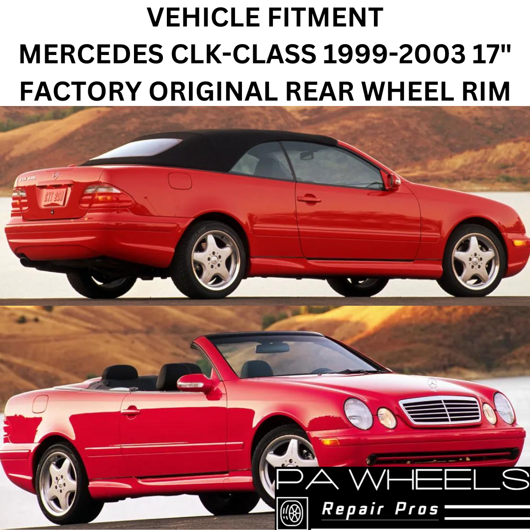 MERCEDES CLK-CLASS 1999-2003 17" FACTORY OEM REAR WHEEL RIM 65209 A1704010202