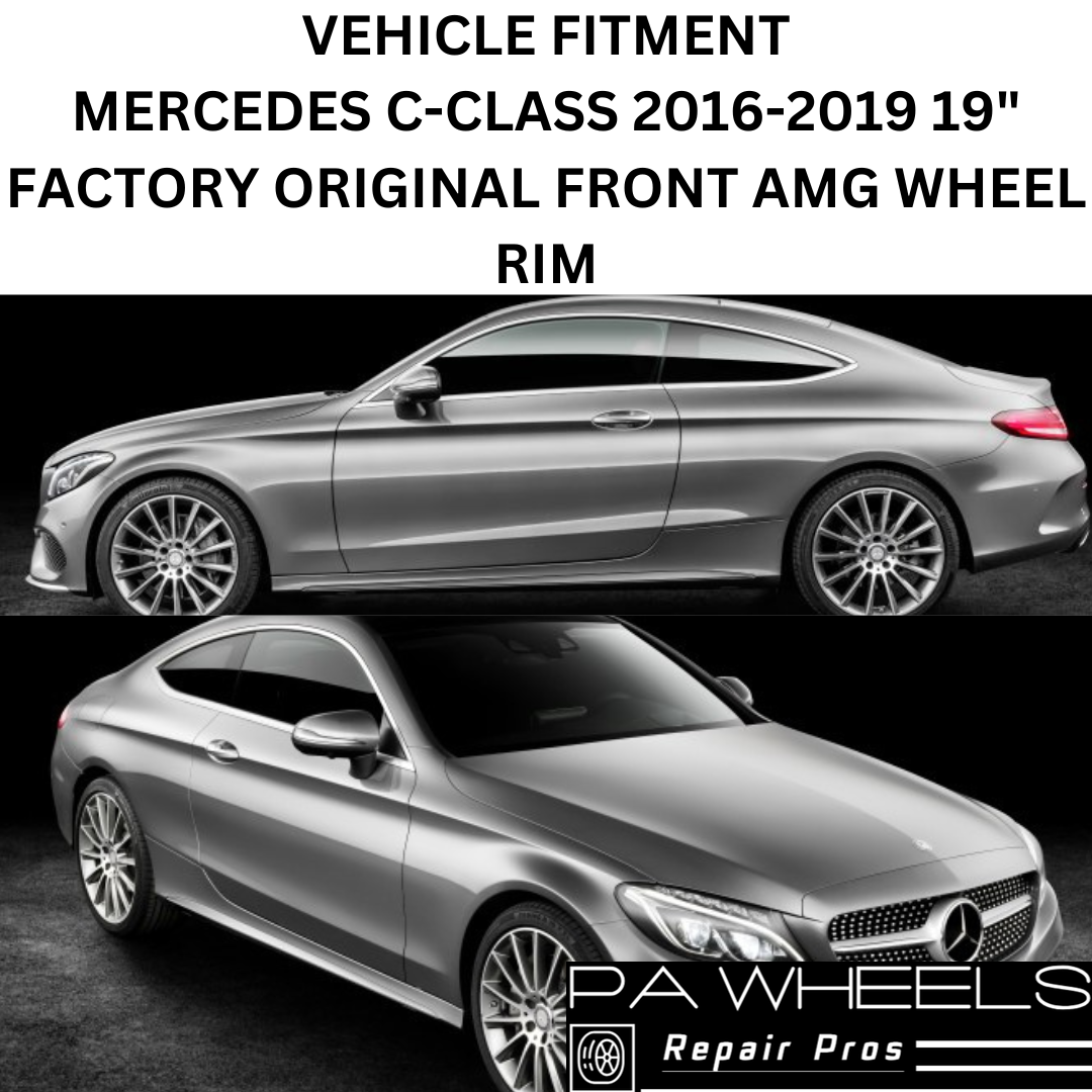 MERCEDES C-CLASS 2016-2019 19" FACTORY ORIGINAL FRONT AMG WHEEL RIM 85575
