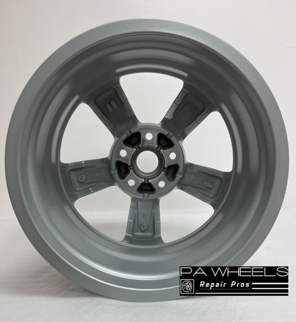 PONTIAC GTO 2004 2005 2006 2007 18 INCH ALLOY RIM WHEEL FACTORY OEM 6571 6593 92162270 92162271 Manufacturer Part Number: 92162270; 92162271 Hollander Number: 6571-6593 Condition: Remanufactured to Original Factory Condition Finish: Gloss Black Size: 18" x 8" Bolts: 5x120mm Offset: 48 mm Position: UNIVERSAL