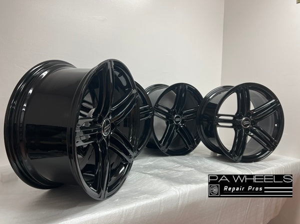 SET OF 4 AUDI A5 S5 2008 - 2014 19 INCH ALLOY RIMS WHEELS FACTORY OEM
