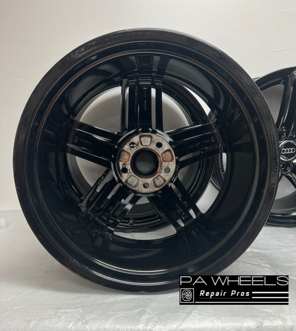 SET OF 4 AUDI A5 S5 2008 - 2014 19 INCH ALLOY RIMS WHEELS FACTORY OEM