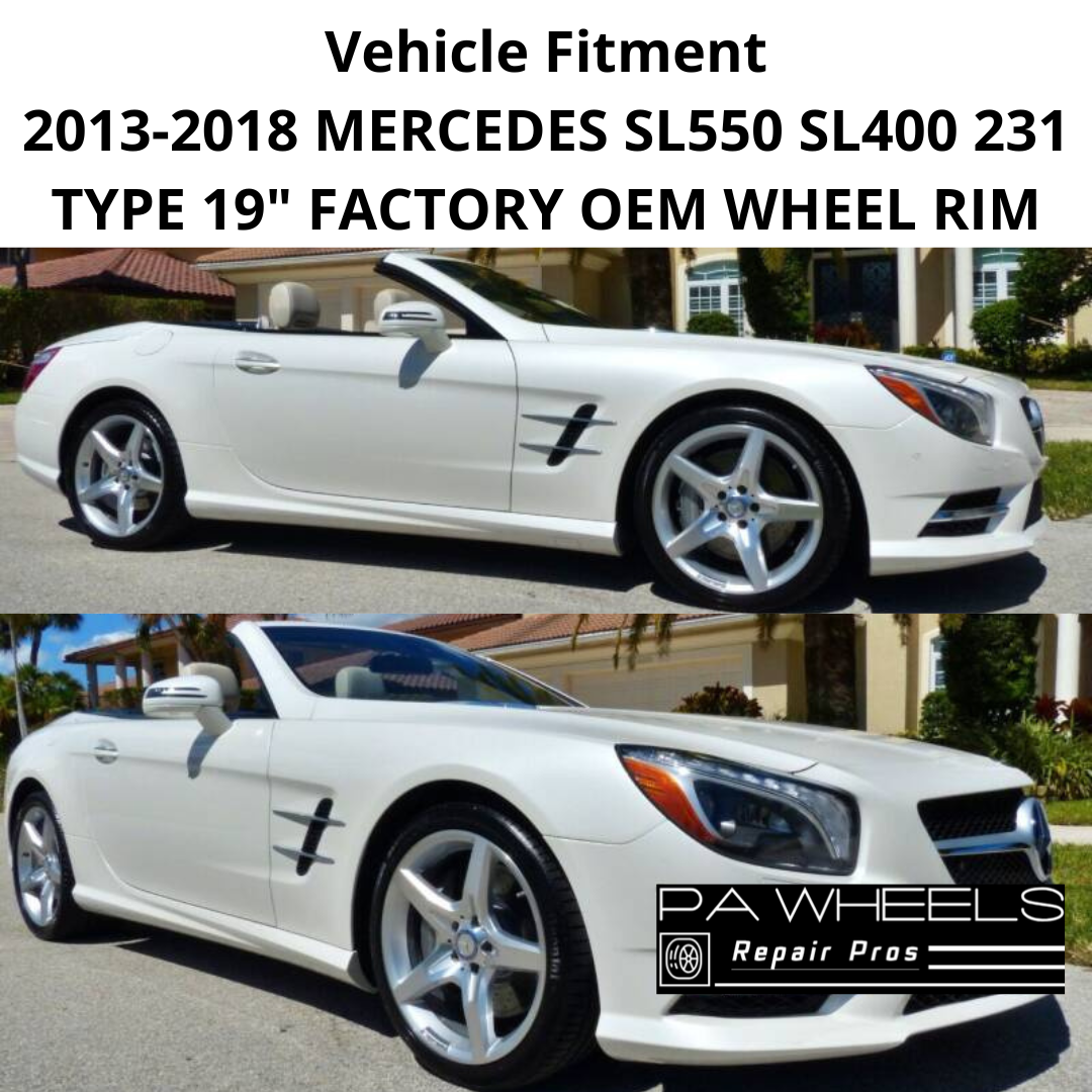 MERCEDES BENZ SL-CLASS 2013-2018 19 INCH ALLOY FRONT RIM WHEEL FACTORY OEM 85283