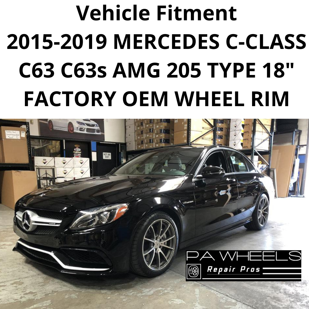 MERCEDES BENZ C63 C63s 2015-2019 18 INCH ALLOY FRONT AMG RIM WHEEL FACTORY OEM