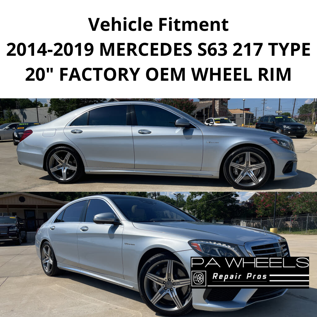 MERCEDES S63 2014-2019 20" FACTORY OEM FRONT AMG WHEEL RIM 85356 A2224011200