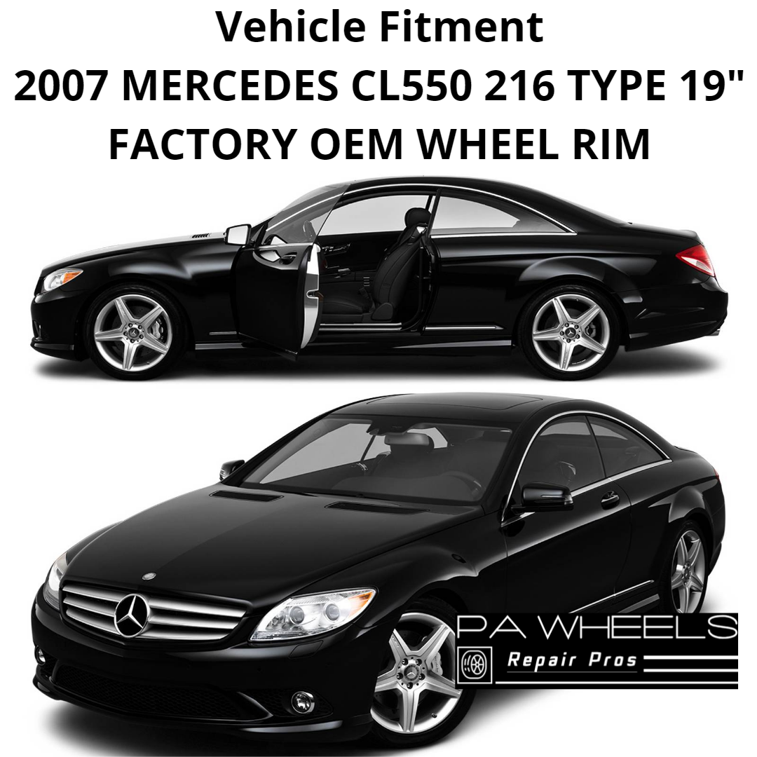 MERCEDES BENZ CL550 2007 19 INCH ALLOY RIM WHEEL FACTORY OEM 65495 A2214012702