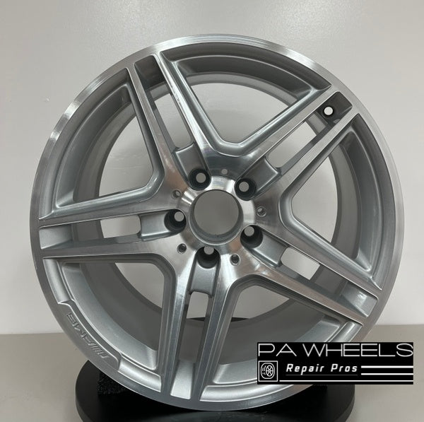 MERCEDES E350 E550 2011 2012 2013 18" FACTORY ORIGINAL REAR AMG WHEEL RIM