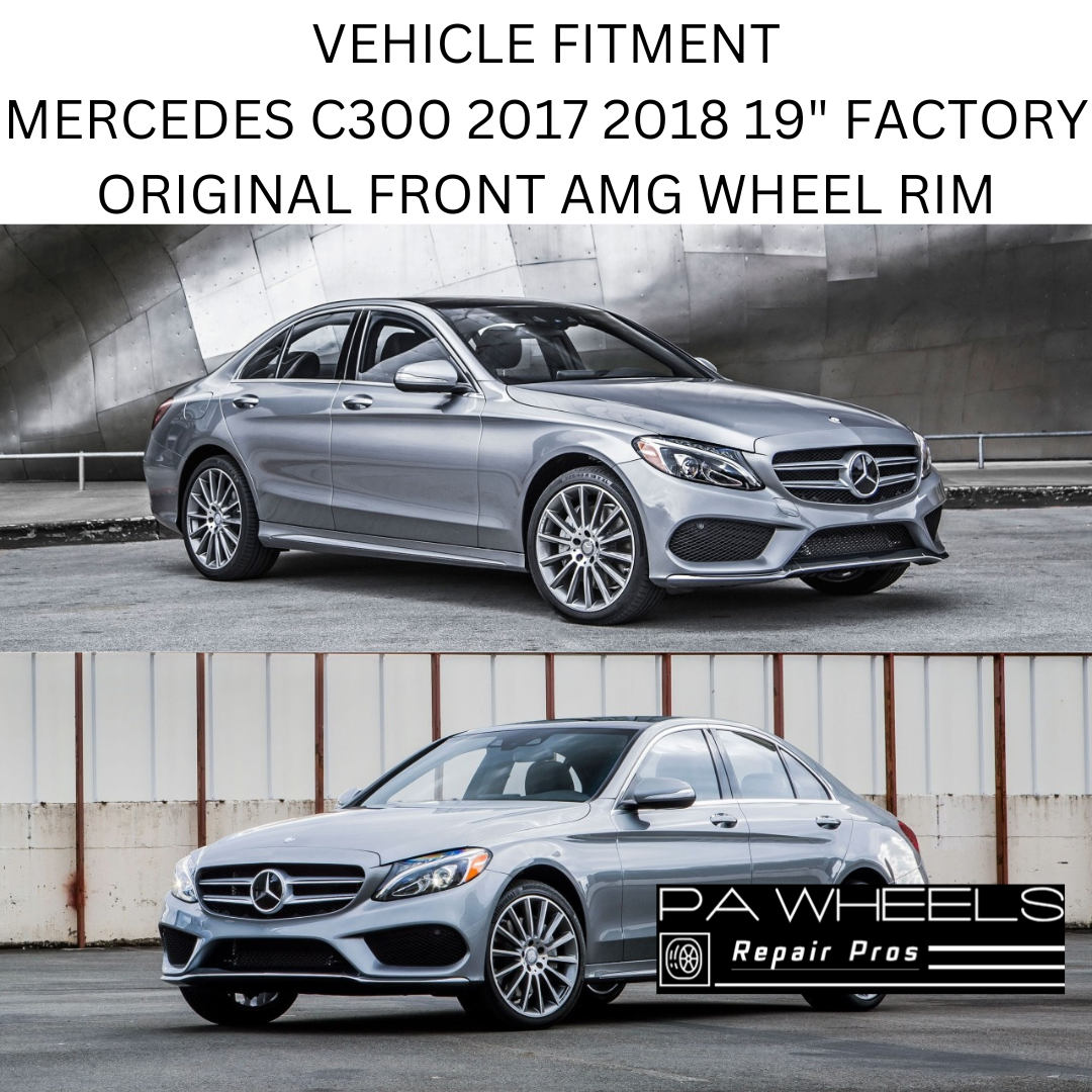 MERCEDES C300 2017 2018 19" FACTORY ORIGINAL FRONT AMG WHEEL RIM 85518