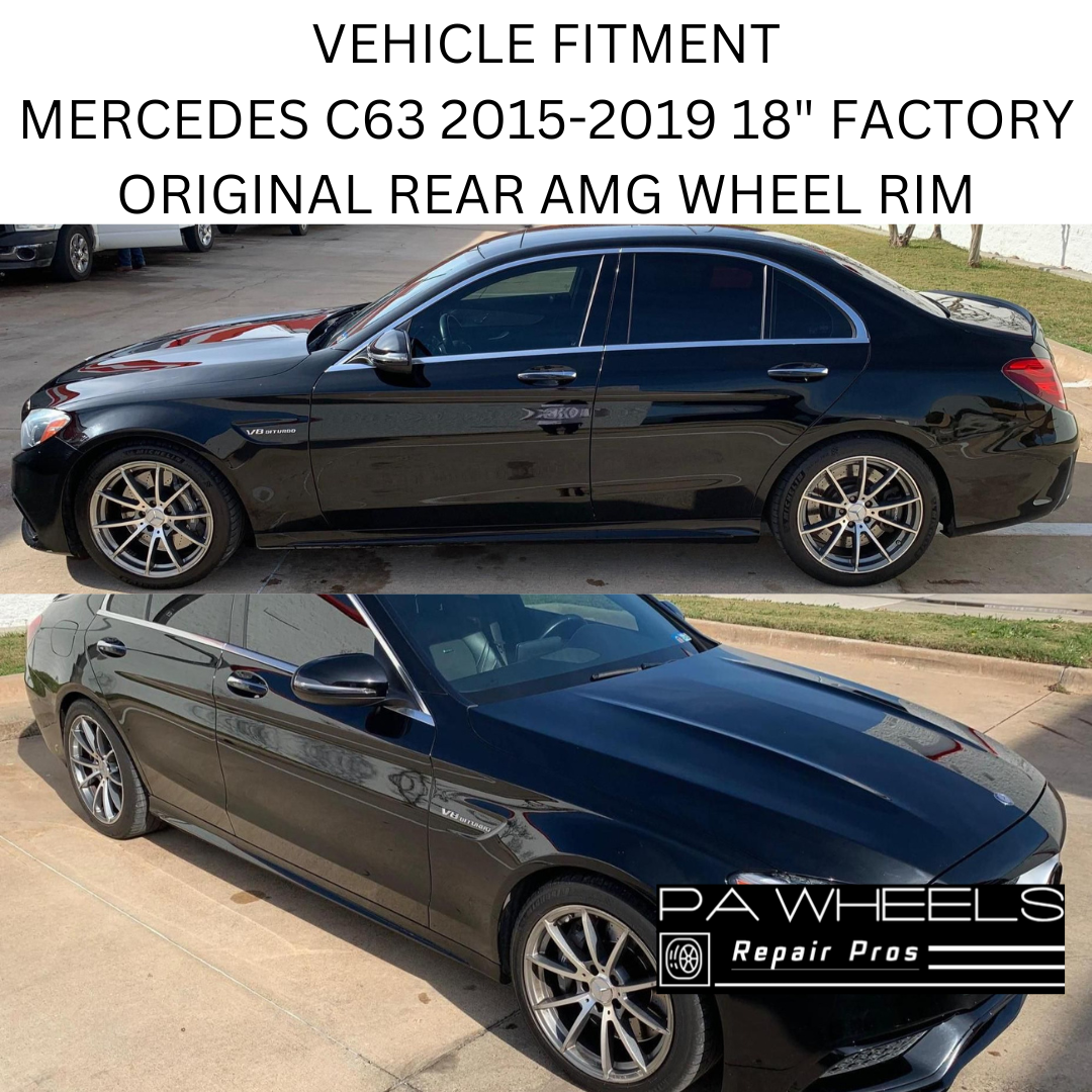 MERCEDES C63 C63s 2015-2019 18" FACTORY ORIGINAL REAR AMG WHEEL RIM 85453