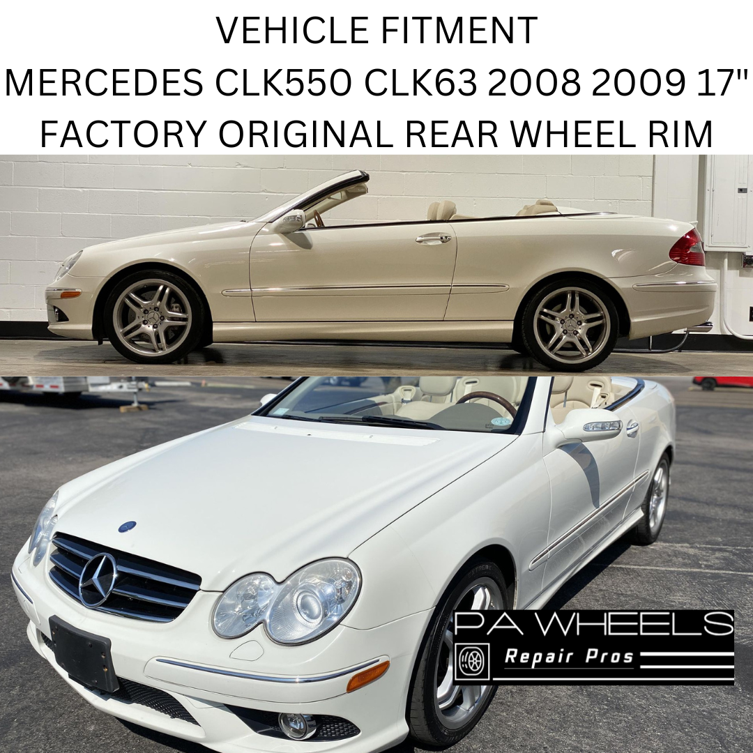 MERCEDES CLK550 CLK63 2008 2009 17" FACTORY ORIGINAL REAR WHEEL RIM