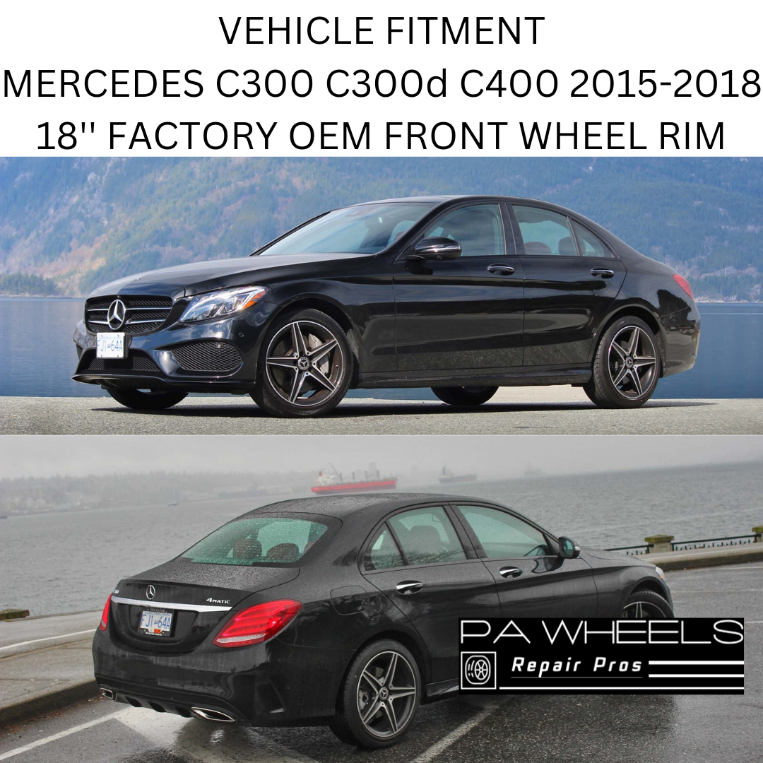 MERCEDES C-CLASS 2015-2018 18" FACTORY OEM FRONT AMG WHEEL RIM 85372 A2054011100