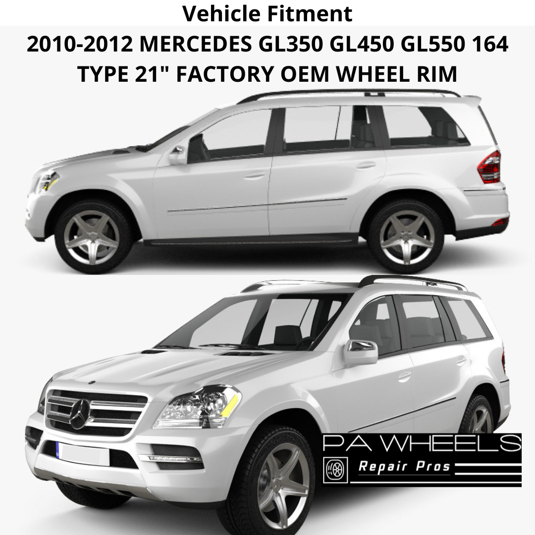 MERCEDES BENZ GL55 AMG GL450 GL500 GL550 2010-2012 21 INCH ALLOY RIM WHEEL FACTORY OEM AMG 85108 A1644017002