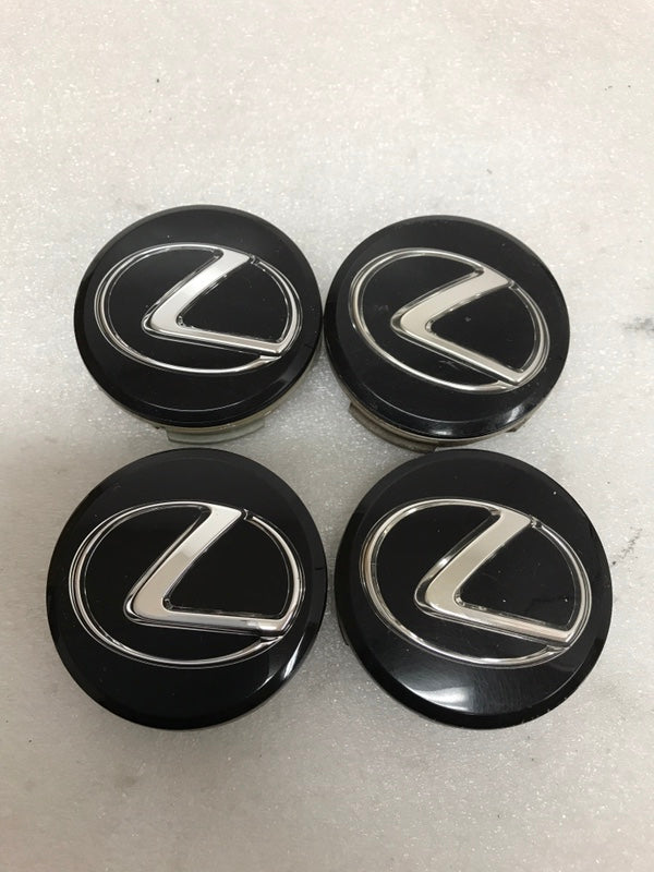 Set of 4 Lexus BLACK 62mm Center Caps 71A104-0010 d87272c2