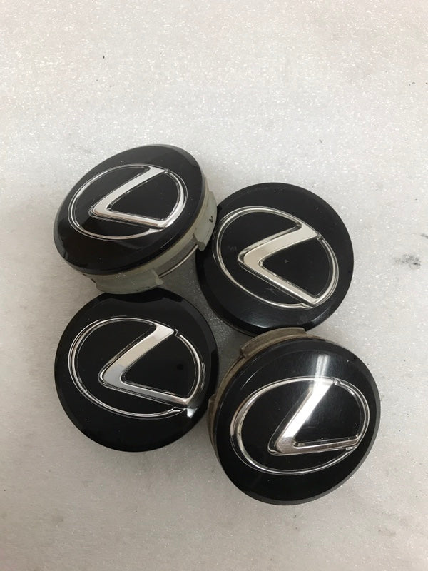 Set of 4 Lexus BLACK 62mm Center Caps 71A104-0010 d87272c2