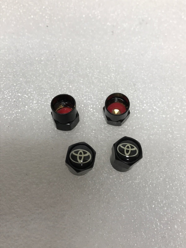 Set of 4 Toyota Tire Stem Valve Cap For Car 2abe2297