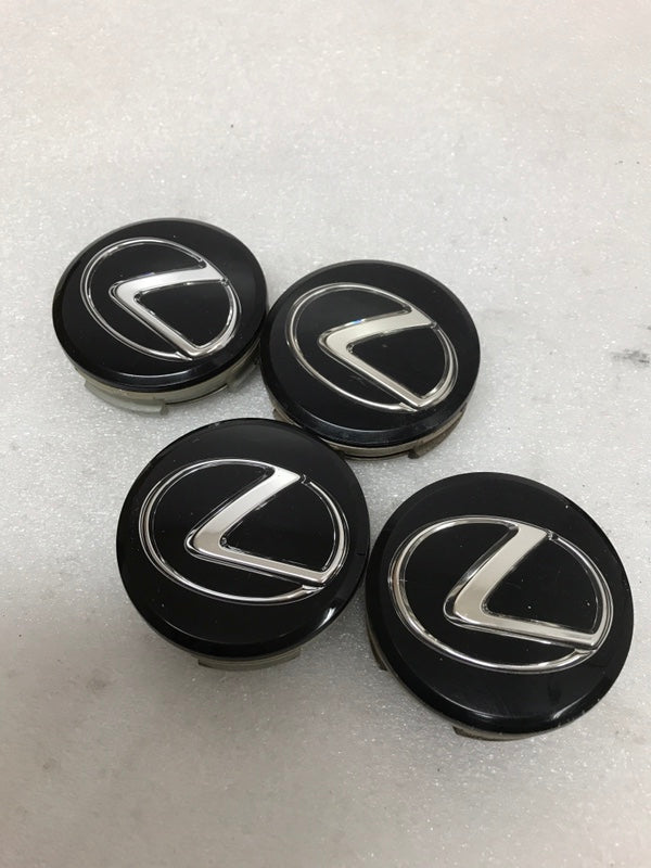 Set of 4 Lexus BLACK 62mm Center Caps 71A104-0010 d87272c2