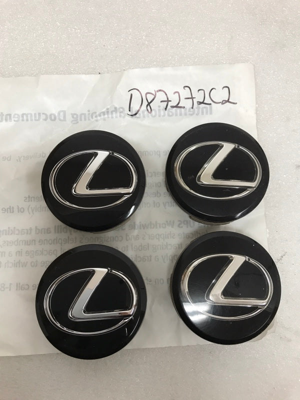 Set of 4 Lexus BLACK 62mm Center Caps 71A104-0010 d87272c2